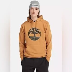Timberland Mustard, yellow hoodie, sweatshirt, size medium, 10/12